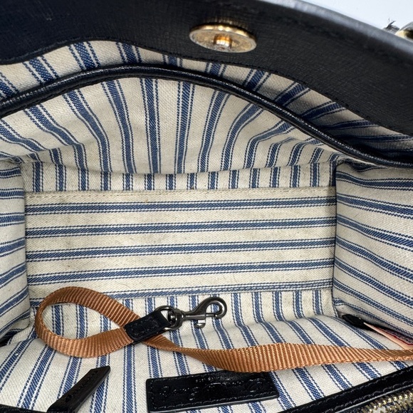 Dooney & Bourke Black Saffiano Leather  Handbag K11092620 - Picture 6 of 14